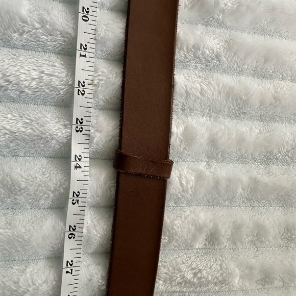 Gucci Brown Leather Belt with Gold Double G Buckle - Picture 7 of 12